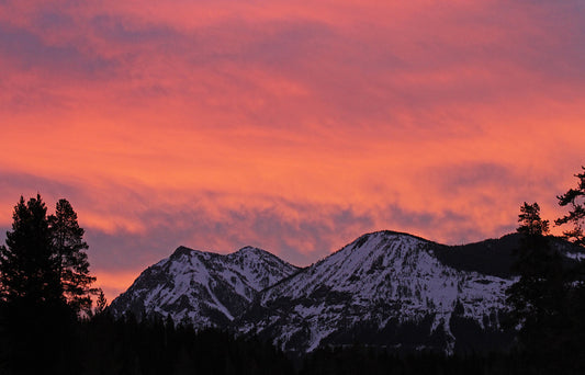 Sunrise in the upper Soda Butte valley — YellowstoneNPS (Public Domain / CC0)
