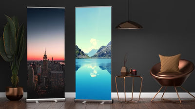Roll-Up Banner Stand (33" x 85") with Printing