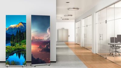 Roll-Up Banner Stand (33" x 85") with Printing