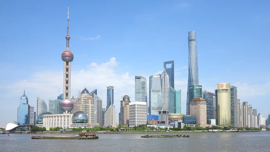 Shanghai skyline from the bund — https://www.pxfuel.com/en/free-photo-ovozr (Public Domain / CC0)