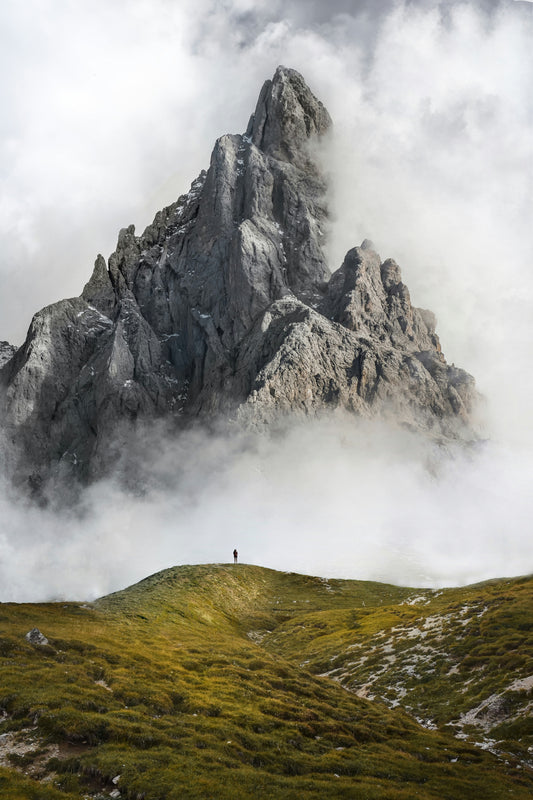 Stretched Canvas: gray mountain during daytime photo – Massimiliano Morosinotto (Unsplash)